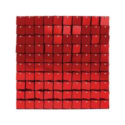 Panel dekoracyjny czerwony 30x30cm - 1