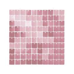 Panel dekoracyjny różowy przezroczyste tło 30x30cm - 1