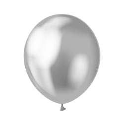 Balony Beauty&Charm platynowe srebrne 25cm 50szt - 1