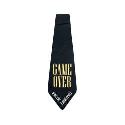 Krawat Game Over 10x32cm