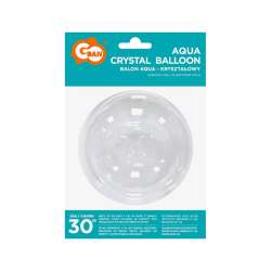 Balon Aqua kryształowy bez nadruku 76cm (KR-30BN) - 1