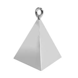 Ciężarek do balonów Piramida srebrna 110g (GC-PISR) - 1
