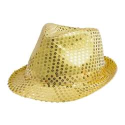 Kapelusz złoty, cekin