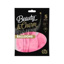 Balony Beauty&Charm pastelowe różowe 5szt - 1