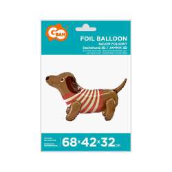 Balon foliowy Jamnik 68x42x32cm