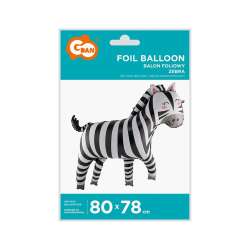 Balon foliowy Zebra 80x78cm - 1