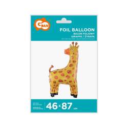 Balon foliowy Żyrafa 46x87cm - 1