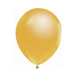Balony Beauty&Charm metaliki złote i czarne 10szt - 1