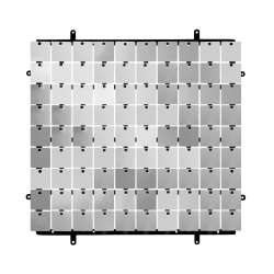 Panel dekoracyjny srebrny czarne tło typ B 30x30cm