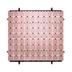 Panel dekoracyjny różowy czarne tło typ B 30x30cm