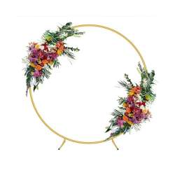 Stelaż okrągły złoty 150cm 14el