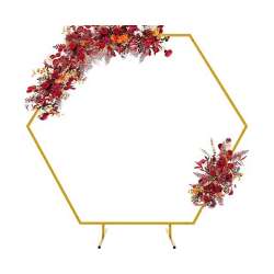 Stelaż heksagonalny złoty 200x200cm