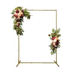 Stelaż prostokątny złoty 150x200cm 16el - 1