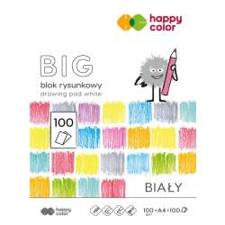 Blok rysunkowy biały A4/100K BIG HAPPY COLOR - 1