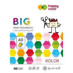 Blok rysunkowy kolorowy A4/60K BIG HAPPY COLOR - 1
