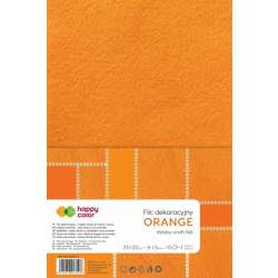 Filc dekoracyjny pomarańczowy 10szt HAPPY COLOR - 1