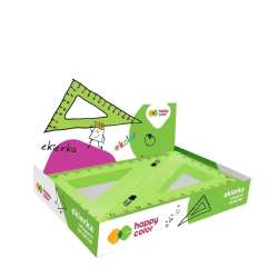Ekierka 60* 12cm (25szt) HAPPY COLOR - 1