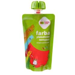 Farba tempera 100ml czerwona HAPPY COLOR