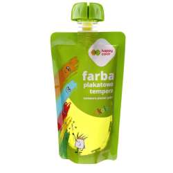 Farba tempera 100ml neon żółta HAPPY COLOR