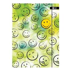Teczka z gumką A+ Smile zielona HAPPY COLOR
