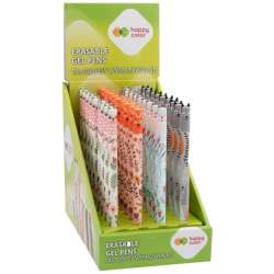 Długopis wymaz. Uszaki Floral Art nieb (36szt) - 1