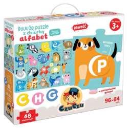 Duuuże puzzle z dziurką Alfabet (GXP-766700) - 1