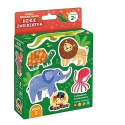 CzuCzu Puzzle progresywne Dzikie zwierzątka 2+