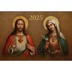 Kalendarz 2025 Trójdzielny Serce Jezusa i Maryi