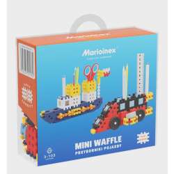 Klocki konstrukcyjne Mini Waffle - Przyborniki pojazdy 140 elementów (GXP-885172) - 1