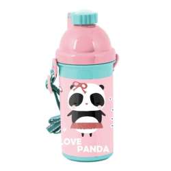 Bidon Love Panda pastelowe kolory PASO (PP22AD-3021) - 1