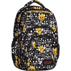 Plecak szkolny 4-komorowy BP25 emoji black (5903235242090) - 1