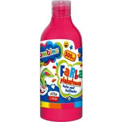 Farba plakatowa w butelce 500 ml różowa bambino (5903235628740) - 1