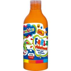 Farba plakatowa w butelce 500 ml pomarańczowa bambino (5903235628764) - 1