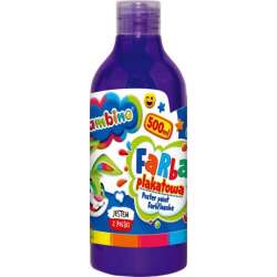 Farba plakatowa w butelce 500 ml fioletowa bambino (5903235628818) - 1