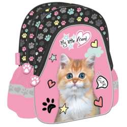 Plecak przedszkolny My Little Friend Kot różowy (5903235642739) - 1