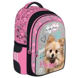 Plecak szkolny BPL-58 My Little Friend różowy pies / pink dog (5903235642821)