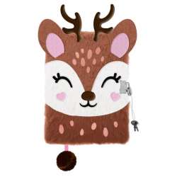 Pamiętnik z kłódką 3D włochacz A5 96k My Little Friend Deer (5903235650918)