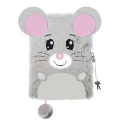 Pamiętnik z kłódką 3D włochacz A5 96k My Little Friend Mouse (5903235650963) - 1