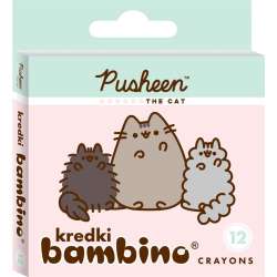 Kredki 12 kolorów Pusheen BAMBINO (5903235652066) - 1