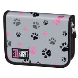 PROMO Piórnik dwuklapkowy bez wyposażenia STRIGHT PC-03 PAWS (5903235653025) - 1