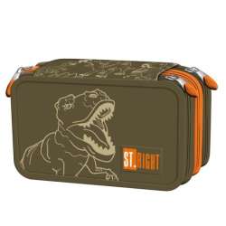 Piórnik szkolny potrójny z wyposażeniem PC-05 T-Rex Junior (5903235654060) - 1