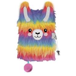 Pamiętnik z kłódką 3D włochacz A5 96k My Little Friend Rainbow Alpaca (5903235657740) - 1