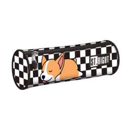 Piórnik tuba ST.RIGHT PU-01 Sleepy Corgi (5903235664373) - 1