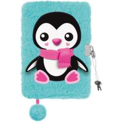 Pamiętnik z kłódką 3D włochacz A5 96k My Little Friend Penguin (5903235669002) - 1