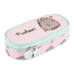 Piórnik saszetka usztywniona z wewnętrzną klapką Pusheen pink (5903235679520)