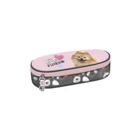 Piórnik saszetka usztywniona z wewnętrzną klapką PCL-01 My Little Friend Sweet Pomeranian (5903235688584)