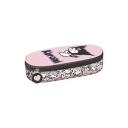 Piórnik z wewnętrzną klapką Kuromi Pink