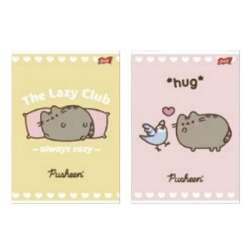 Zeszyt A4/32K linia kolor lamin Pusheen (15szt) - 1