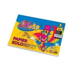 Papier kolorowy A5 8 kartek błyszczący