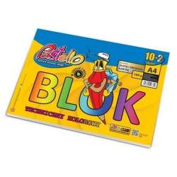 Blok techniczny A4 160g kolorowy 12 kartek